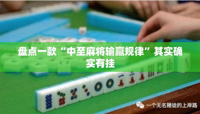 盘点一款“中至麻将输赢规律”其实确实有挂
