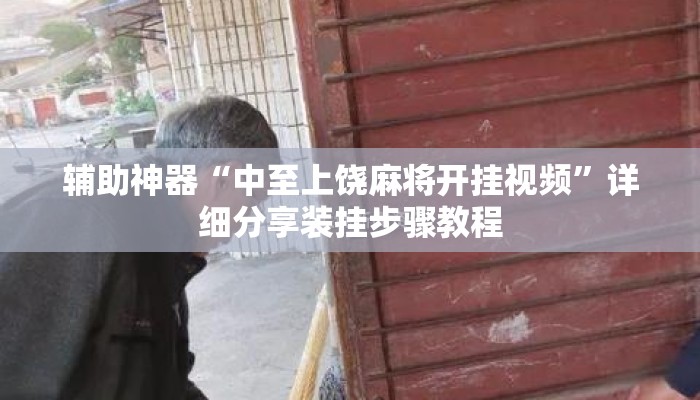 辅助神器“中至上饶麻将开挂视频	”详细分享装挂步骤教程