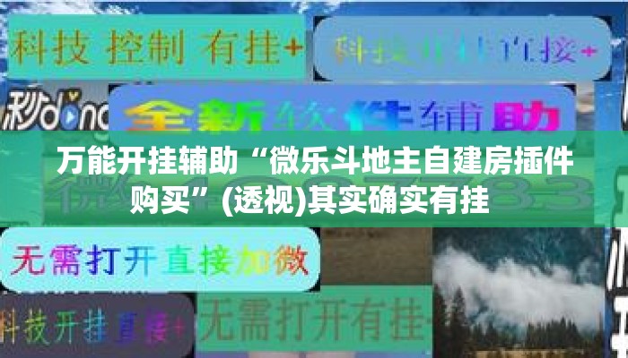 万能开挂辅助“微乐斗地主自建房插件购买”(透视)其实确实有挂 