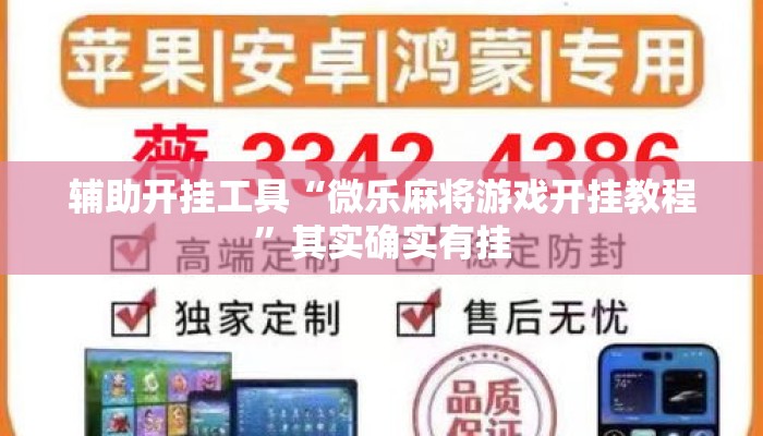 辅助开挂工具“微乐麻将游戏开挂教程”其实确实有挂