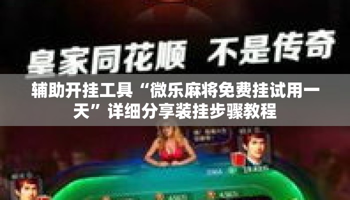辅助开挂工具“微乐麻将免费挂试用一天”详细分享装挂步骤教程