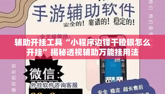 辅助开挂工具“小程序边锋干瞪眼怎么开挂”揭秘透视辅助万能挂用法