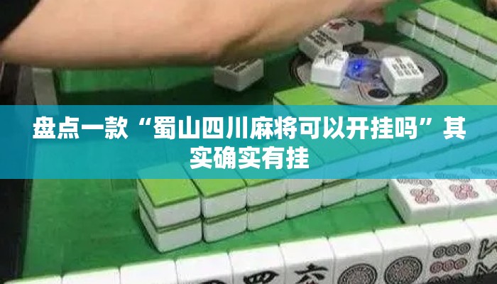 盘点一款“蜀山四川麻将可以开挂吗”其实确实有挂