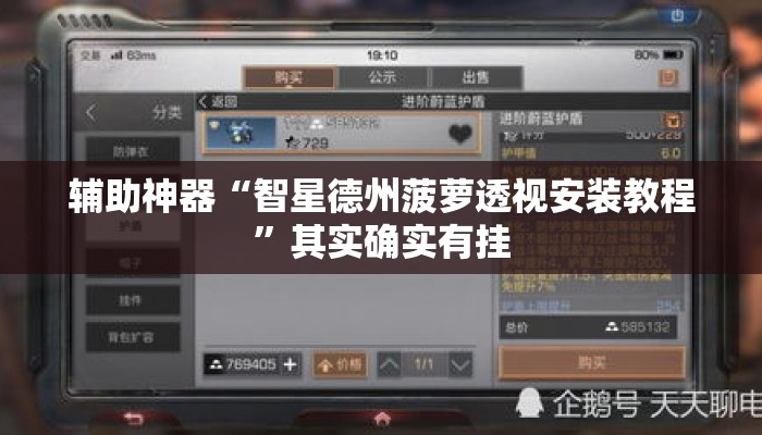 辅助神器“智星德州菠萝透视安装教程”其实确实有挂