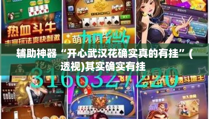 辅助神器“开心武汉花确实真的有挂”(透视)其实确实有挂 