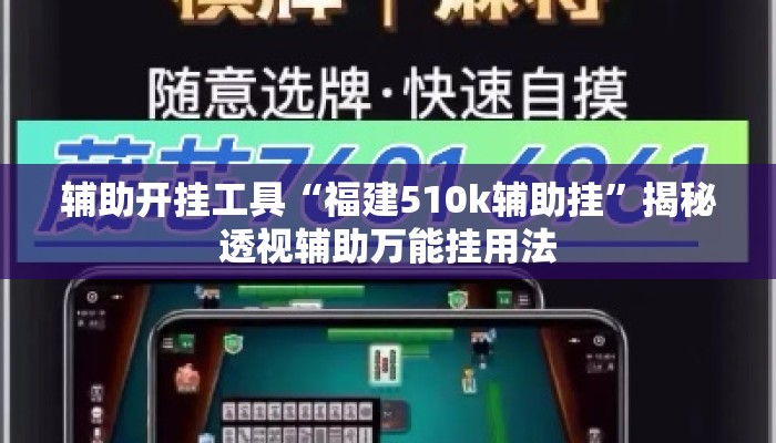 辅助开挂工具“福建510k辅助挂”揭秘透视辅助万能挂用法