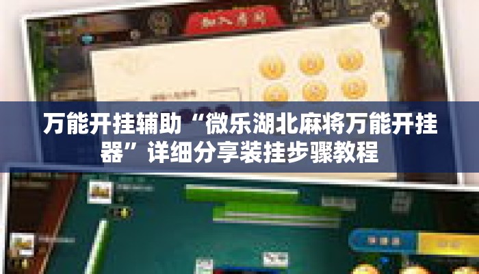 万能开挂辅助“微乐湖北麻将万能开挂器”详细分享装挂步骤教程
