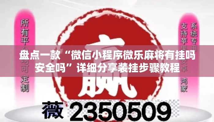 盘点一款“微信小程序微乐麻将有挂吗安全吗”详细分享装挂步骤教程