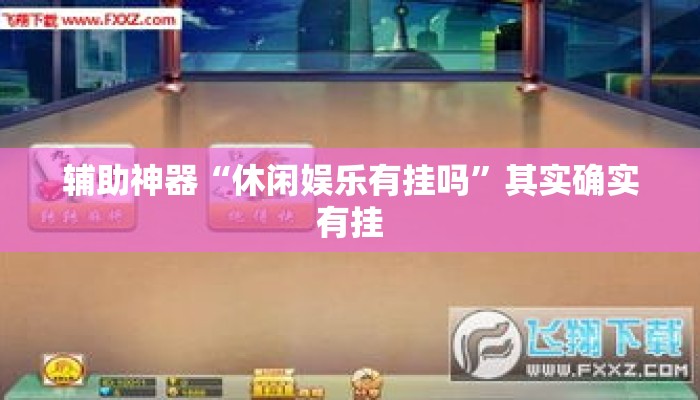 辅助神器“休闲娱乐有挂吗”其实确实有挂