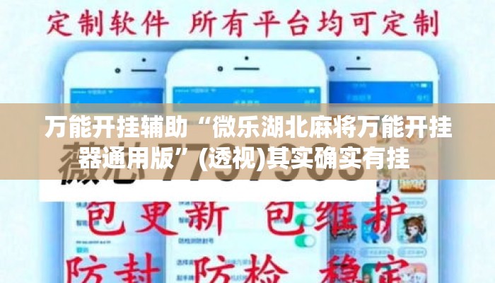 万能开挂辅助“微乐湖北麻将万能开挂器通用版	”(透视)其实确实有挂 