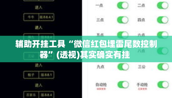 辅助开挂工具“微信红包埋雷尾数控制器”(透视)其实确实有挂 