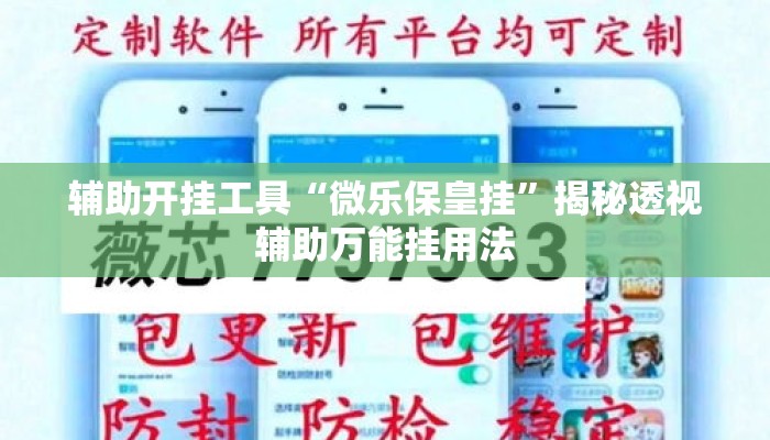 辅助开挂工具“微乐保皇挂”揭秘透视辅助万能挂用法