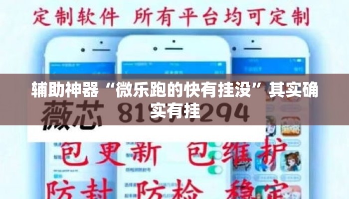 辅助神器“微乐跑的快有挂没	”其实确实有挂
