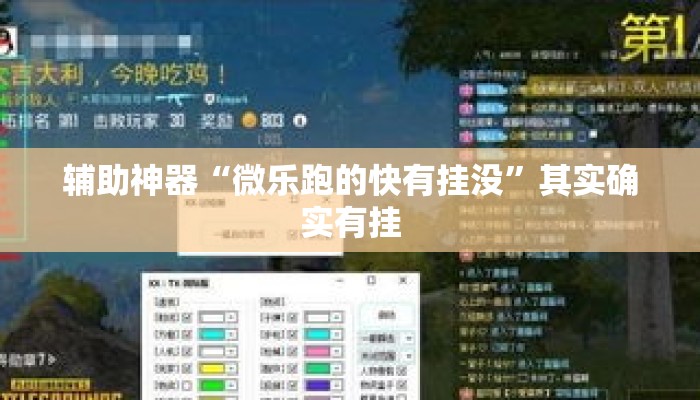 辅助神器“微乐跑的快有挂没”其实确实有挂