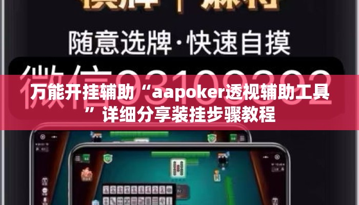 万能开挂辅助“aapoker透视辅助工具”详细分享装挂步骤教程