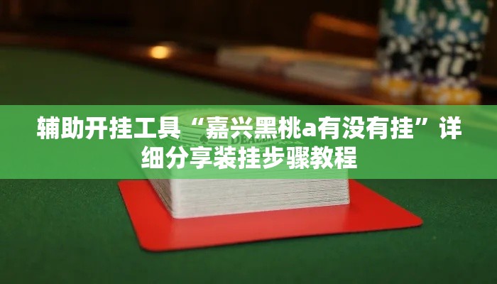 辅助开挂工具“嘉兴黑桃a有没有挂”详细分享装挂步骤教程
