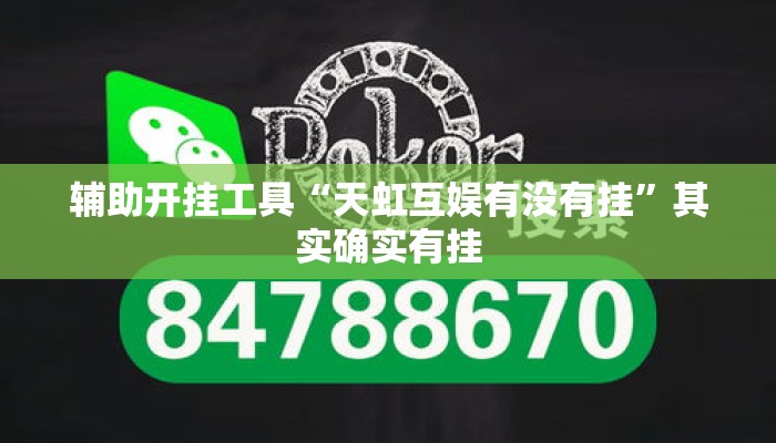 辅助开挂工具“天虹互娱有没有挂”其实确实有挂