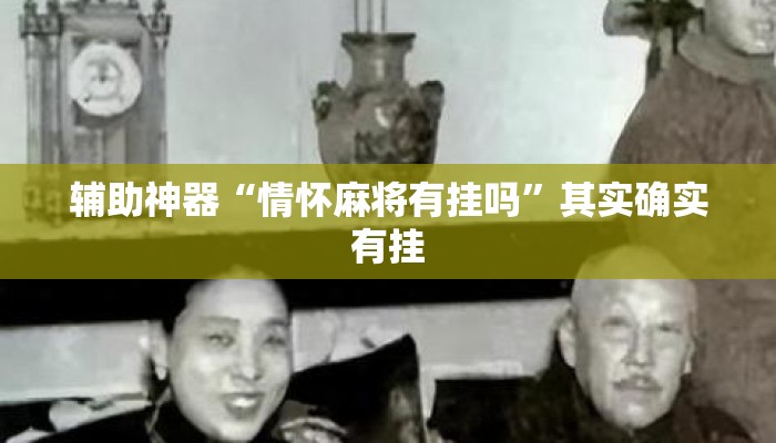 辅助神器“情怀麻将有挂吗”其实确实有挂