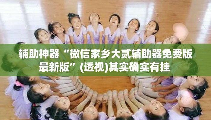 辅助神器“微信家乡大贰辅助器免费版最新版”(透视)其实确实有挂 