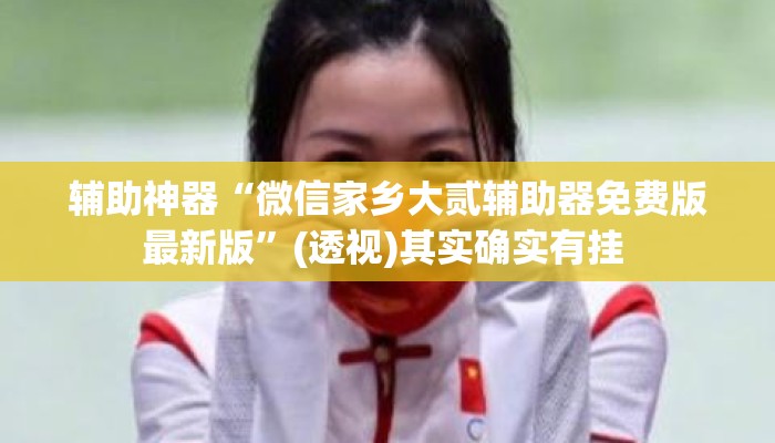 辅助神器“微信家乡大贰辅助器免费版最新版”(透视)其实确实有挂 