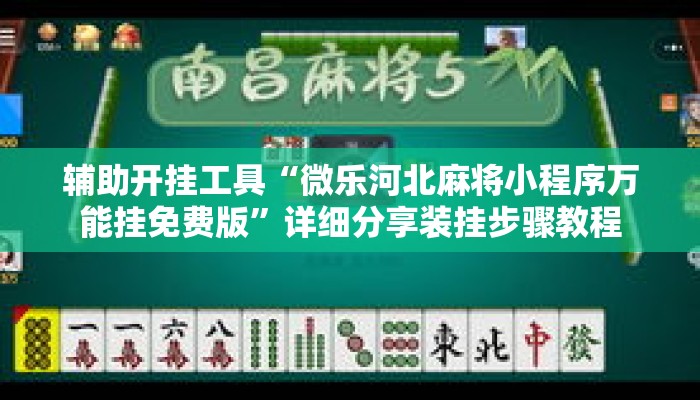 辅助开挂工具“微乐河北麻将小程序万能挂免费版”详细分享装挂步骤教程
