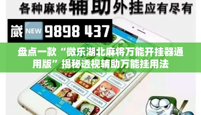 盘点一款“微乐湖北麻将万能开挂器通用版	”揭秘透视辅助万能挂用法
