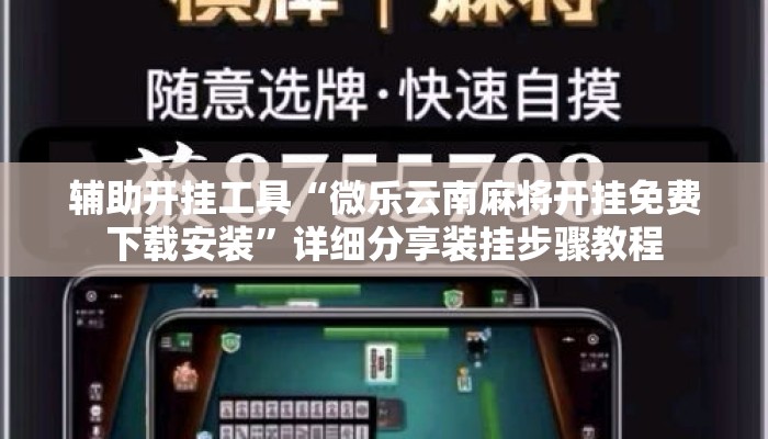 辅助开挂工具“微乐云南麻将开挂免费下载安装	”详细分享装挂步骤教程