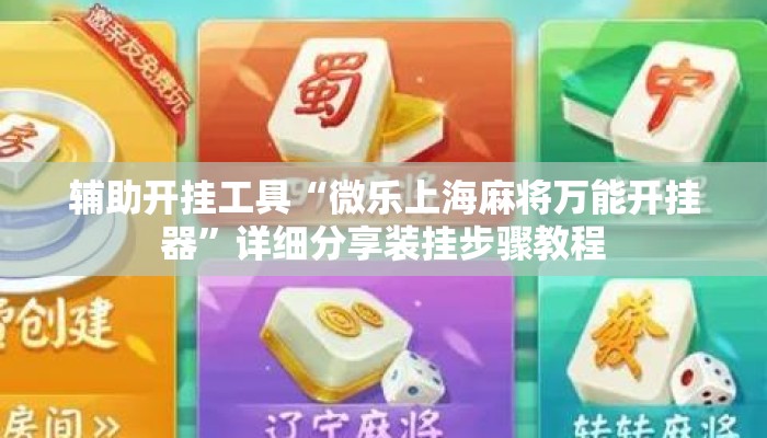辅助开挂工具“微乐上海麻将万能开挂器	”详细分享装挂步骤教程