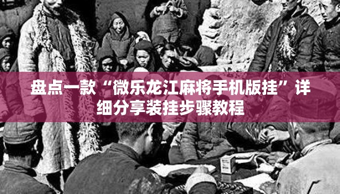 盘点一款“微乐龙江麻将手机版挂”详细分享装挂步骤教程