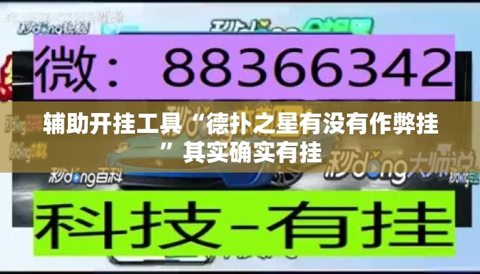 辅助开挂工具“德扑之星有没有作弊挂”其实确实有挂