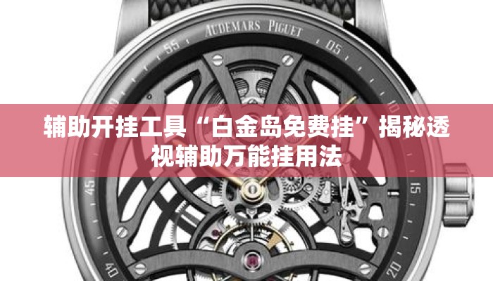 辅助开挂工具“白金岛免费挂”揭秘透视辅助万能挂用法