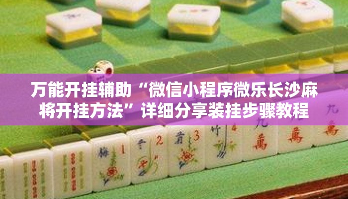 万能开挂辅助“微信小程序微乐长沙麻将开挂方法	”详细分享装挂步骤教程
