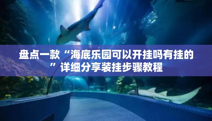 盘点一款“海底乐园可以开挂吗有挂的”详细分享装挂步骤教程