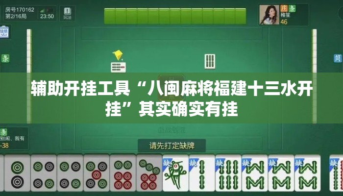 辅助开挂工具“八闽麻将福建十三水开挂”其实确实有挂