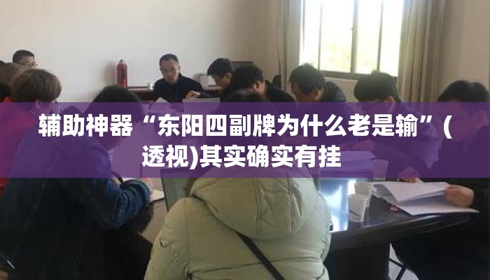 辅助神器“东阳四副牌为什么老是输	”(透视)其实确实有挂 