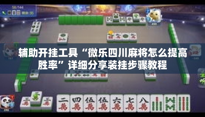 辅助开挂工具“微乐四川麻将怎么提高胜率	”详细分享装挂步骤教程