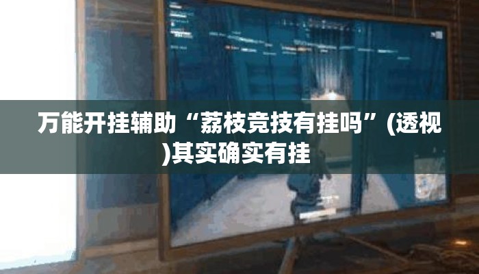 万能开挂辅助“荔枝竞技有挂吗”(透视)其实确实有挂 