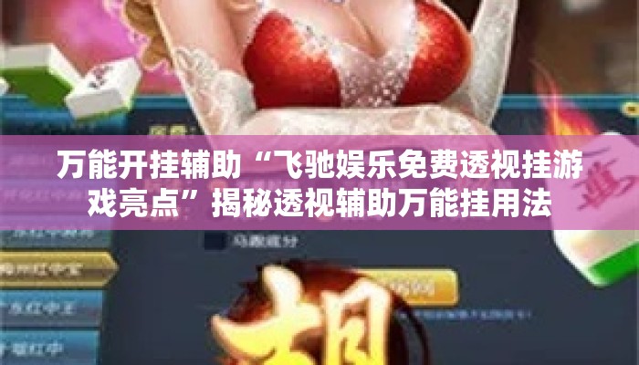 万能开挂辅助“飞驰娱乐免费透视挂游戏亮点”揭秘透视辅助万能挂用法