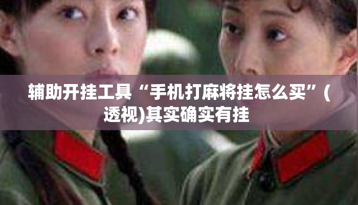 辅助开挂工具“手机打麻将挂怎么买”(透视)其实确实有挂 