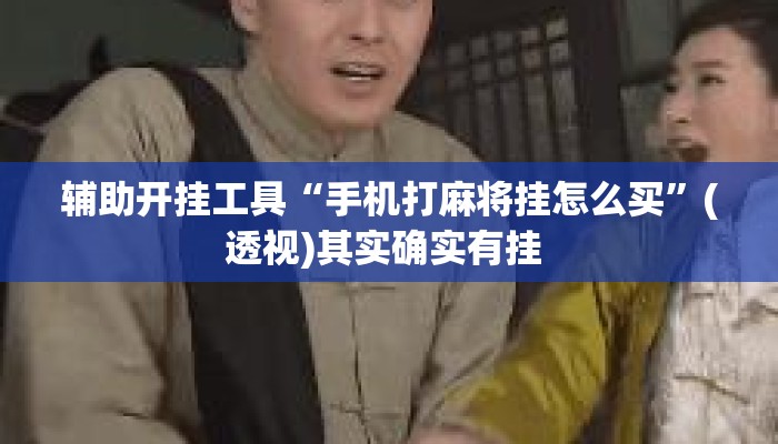 辅助开挂工具“手机打麻将挂怎么买	”(透视)其实确实有挂 