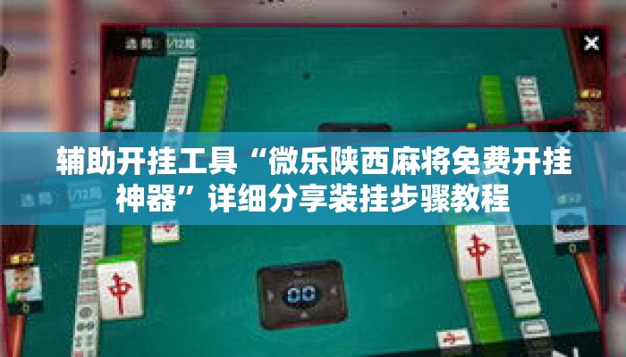 辅助开挂工具“微乐陕西麻将免费开挂神器	”详细分享装挂步骤教程