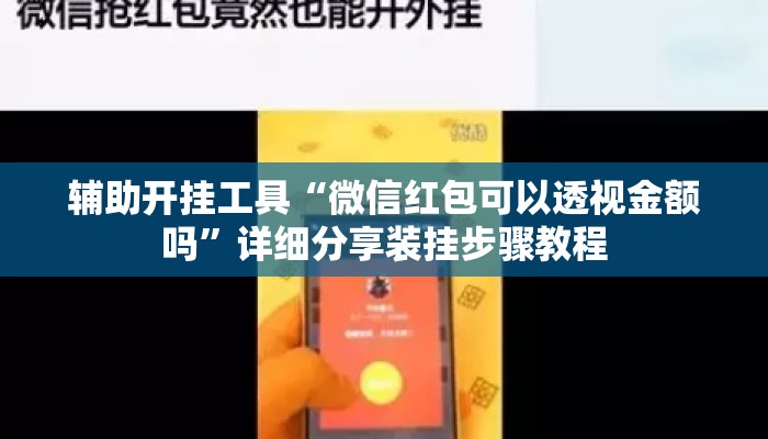 辅助开挂工具“微信红包可以透视金额吗	”详细分享装挂步骤教程