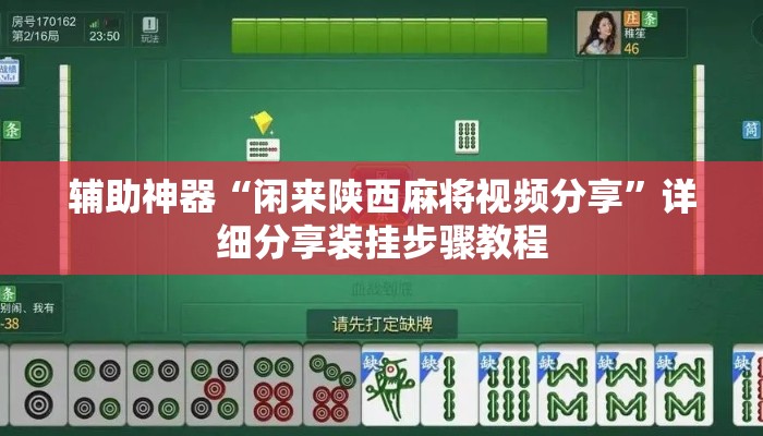 辅助神器“闲来陕西麻将视频分享	”详细分享装挂步骤教程