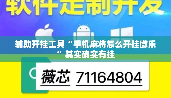 辅助开挂工具“手机麻将怎么开挂微乐”其实确实有挂