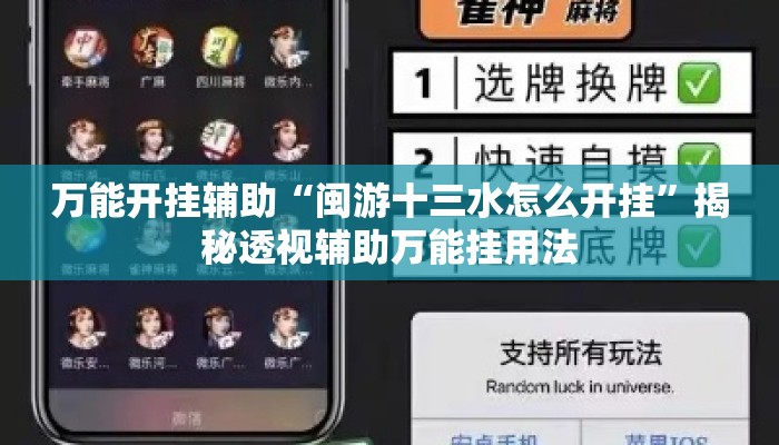 万能开挂辅助“闽游十三水怎么开挂	”揭秘透视辅助万能挂用法