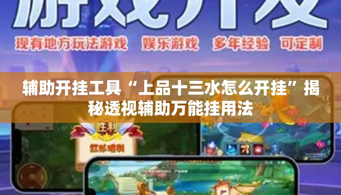 辅助开挂工具“上品十三水怎么开挂”揭秘透视辅助万能挂用法
