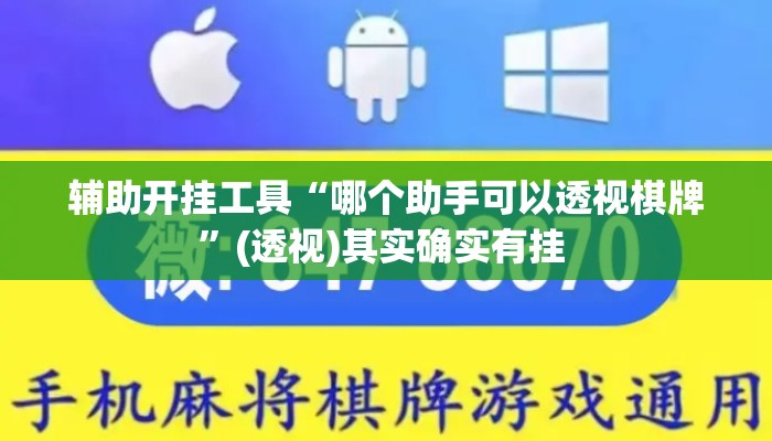 辅助开挂工具“哪个助手可以透视棋牌”(透视)其实确实有挂 