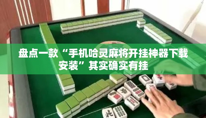 盘点一款“手机哈灵麻将开挂神器下载安装	”其实确实有挂