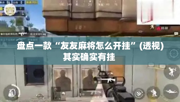 盘点一款“友友麻将怎么开挂	”(透视)其实确实有挂 