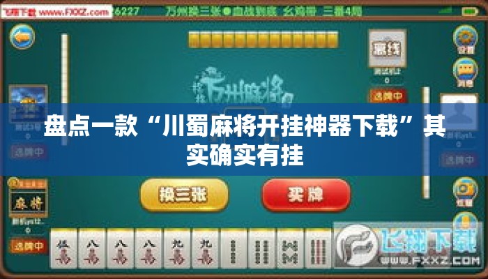 盘点一款“川蜀麻将开挂神器下载”其实确实有挂